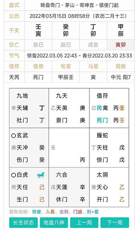 热卜奇门遁甲排盘